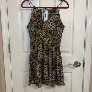 Like new Leopard print mini dress